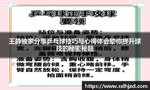 王静独家分享乒乓球技巧与心得体会助你提升球技的秘密秘籍